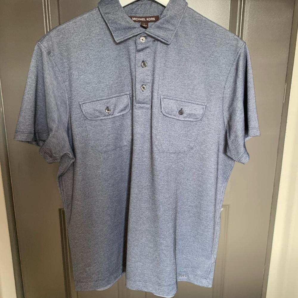 Like new Michael kors pocket polo. Large